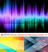 تحميل خلفيات فيكتور Vectors - Vivid Abstract Backgrounds 17