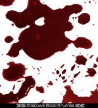 فرش فوتوشوب بقع دم Blood Brushes