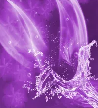 تحميل ملف مفتوح ماء PSD - Purple Water Template 