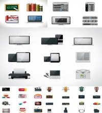 تحميل ايقونات فيكتور Icons & Objects for Vector Design #43