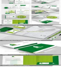 ملف مفتوح جميل ادوات مكتبيه Branding / Identity Mock-up 4450939