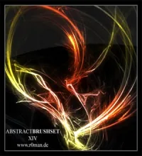 تحميل فرش فوتوشوب خطوط ضوئيه Abstract brashset XIV
