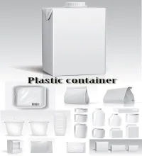 تصاميم علب بلاستيك جميله فيكتور Stock: Plastic container