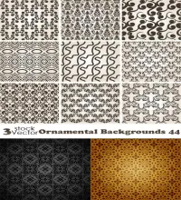 خلفيات فيكتور منوعه Vectors - Ornamental Backgrounds 44