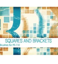 تحميل فرش فوتوشوب مربعات واقواس Squares and Brackets