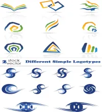 شعارات بسيطه ومميزه روعه Different Simple Logotypes