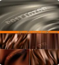 خلفيات شوكلاته فيكتور Vectors - Chocolate vector backgrounds