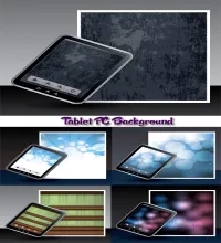 تحميل خلفيات فيكتور تابلت  Stock: Tablet PC Background 2 