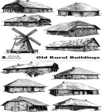 تصاميم منازل خشبيه قديمه Old Rural Buildings