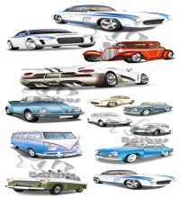 تصميم سيارات قديمه منوعه Car retro