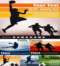 تحميل فيكور رياضي Vectors - Public Viewing