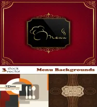 خلفيات قوائم فيكتور Vectors - Menu Backgrounds