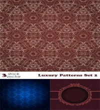 تحميل بارتن فيكتور ملفات مفتوح Vectors - Luxury Patterns Set 2