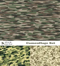 تحميل فيكتور Vectors - Camouflage Set