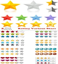 تصميم تقييم المواضيع Rating Various Stars