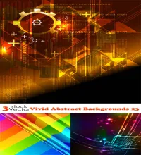 خلفيات فيكتور رائعه Vectors - Vivid Abstract Backgrounds 23