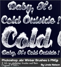 تحميل فرش فوتوشوب ثلج Winter Icy Photoshop Brushes