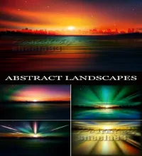 تصميم شروق الشمس من الطبيعه Abstract Landscapes