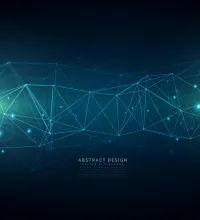 خلفية تقنية داكنة تصميم جميل ملف مفتوح