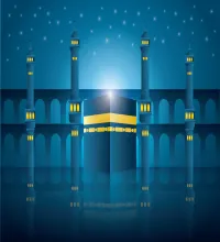 تصميم الكعبه المكرمه بملف مفتوح فيكتور ابداعي 