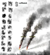 تحميل فرش جمب سحب الدخان Gimp Smoke Brushes - Animated