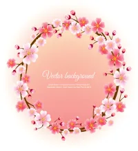 تصميم اطار دائري ورود الكرز ملف مفتوح