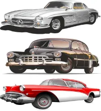 فيكتور سيارات قديمه Retro cars (selection vector)