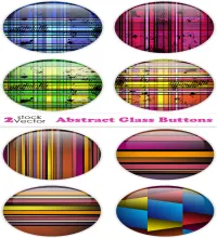 ايقونات زجاجيه جميله وجديده Abstract Glass Buttons
