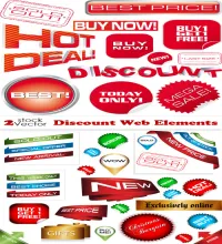 صور خصومات بيع بملفات مفتوحه Vectors - Discount Web Elements