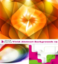 تحميل خلفيات فيكتور Vectors - Vivid Abstract Backgrounds 15