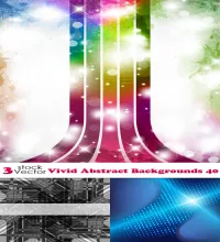 تحميل خلفيات مميزه Vectors - Vivid Abstract Backgrounds 40