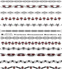 اطارات مزخرفه مميزه Various Ornament Borders 24