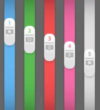 تحميل وتنزيل تصميم فوتوشوب مفتوح Modern Bright Infographic PSD