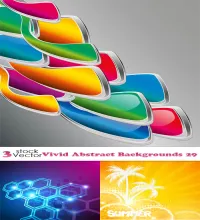 تحميل خلفيات فيكتور رائعه Vectors - Vivid Abstract Backgrounds 29