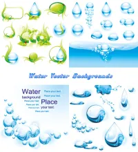 خلفيات قطرات ماء Water droplets economic backgrounds