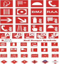 تحميل فيكتور Vectors - Red Danger Symbols