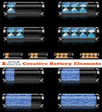 تصاميم بطاريه منوعه Creative Battery Elements