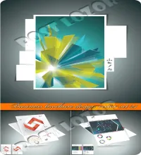 بروشورات مميزه فيكتور Business brochure design vector set 24