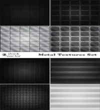 تحميل فيكتور خامات Vectors - Metal Textures Set