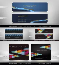بطاقات شركات اكثر من رائعه Business card abstract background