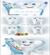 تصميم اسنان مضحكه Funny tooth