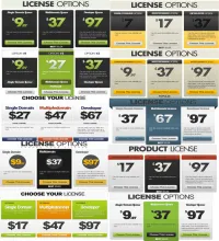 تحميل ملف psd لعروض البيع  Web License Options