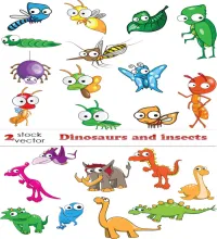 تصميم حشرات وديناصورات جميله Dinosaurs and insects تصميم حشرات وديناصورات جميله Dinosaurs and insects