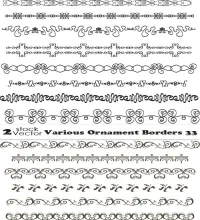 تحميل اطارات زخارف Various Ornament Borders 33