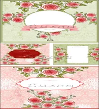 خلفيات ورود جميله  Flowers background in vector