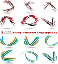 شعارات رائعه جديده Shiny Abstract Logotypes 19