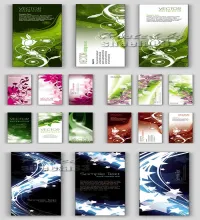 فيكتور بنرات بملفات مفتوحه Vectors - Abstact Color Banners 