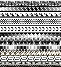 تحميل وتنزيل باترن فوتوشوب نقوش وخطوط زينة Free Greek Ornament Patterns