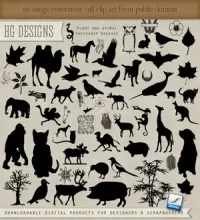 تحميل فرش فوتوشوب حيوانات منوعه Plants And Animals