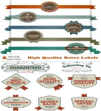 تحميل فيكتور High Quality Retro Labels